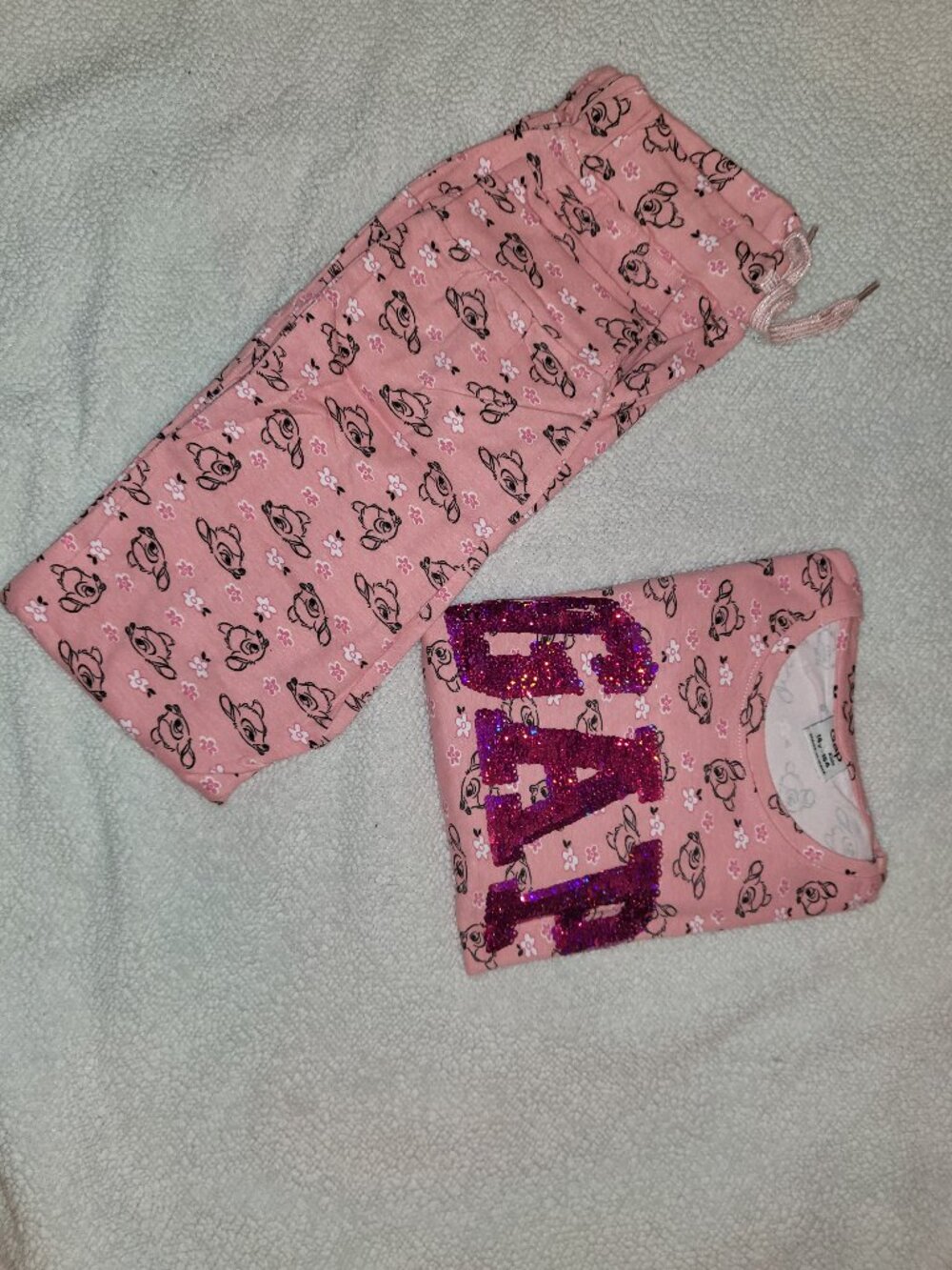 GAP- (NWOT) Girl's Bambi Print Lounge Set
